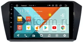 Штатная магнитола Wide Media KS2758QR-3/32 DSP CarPlay 4G-SIM для Volkswagen Passat B8 2014-2021 на Android 10