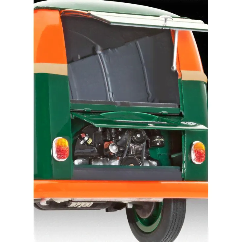 Сборная модель Минивэн Volkswagen VW T1 Kastenwagen, набор с клеем и красками - 67076-4