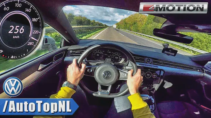 VW Arteon 2.0 TSI 280HP AUTOBAHN POV • ACCELERATION & TOP SPEED • by AutoTopNL