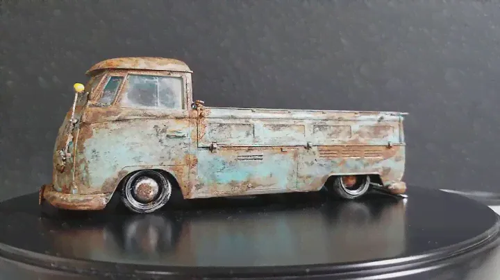 Hasegawa   volkswagen　 type2　 Pick-up truck 1967 　1/24　#ハセガワ　#プラモデル　#空冷　#ラット　#ローダウン