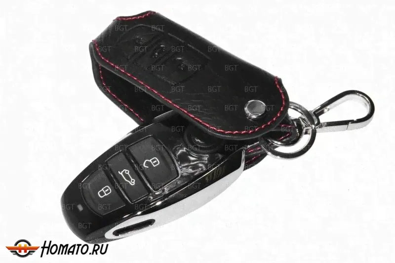 Брелок «кожаный чехол» для ключа Volkswagen Touareg II «2010-»-4