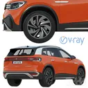 Volkswagen ID6 CROZZ 2022 - Транспорт - 3D модель