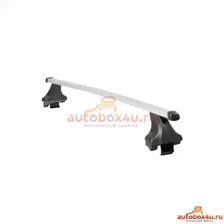Багажник Атлант на Volkswagen Jetta 6 с 2010 г. на гладкую крышу (прямоугольная дуга)