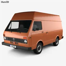 Volkswagen LT Panel Van 1975 3D model