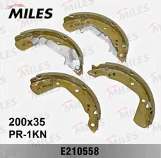 Тормозные колодки Miles задние для Volkswagen Polo V 2009-2024. Артикул E210558