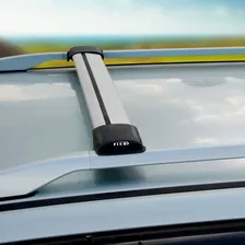Багажник Ficopro (серебристый) на рейлинги для Volkswagen Tiguan 2016-