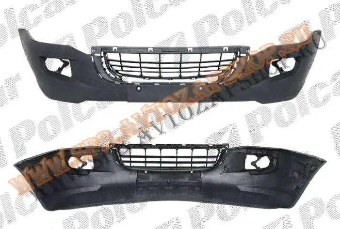 9572071 POLCAR Передний бампер Фольксваген Крафтер (Volkswagen Crafter) 2005–2017 гг. Под противотуманные фары