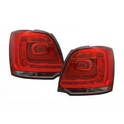 Тюнинг - комплект задних внешних фонарей с led (светодиоды) (хэтчбэк) Volkswagen Polo седан / хетчбек-0