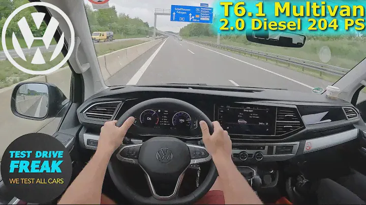 2022 Volkswagen T6.1 Multivan 2.0 TDI 4Motion 204 PS TOP SPEED AUTOBAHN DRIVE POV