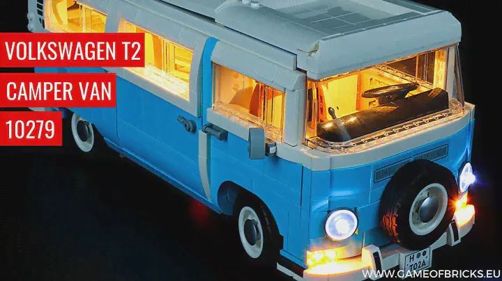 LEGO Volkswagen T2 Camper Van 10279 Light Kit (Classic Version)