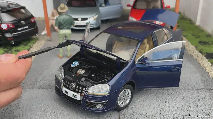 1:18 Volkswagen Jetta/Sagitar 1.8T mk5 (A5), blue - FAW [Unboxing]