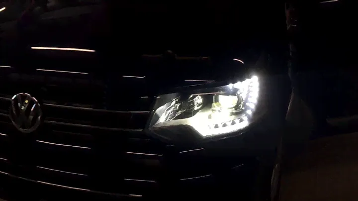Volkswagen Multivan T5 замена линз Bi-led