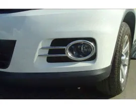 Хромированные накладки на передние ПТФ Volkswagen Tiguan 1 2011-2015