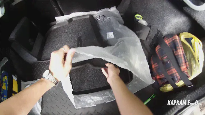 Коврики в салон с ковролином Luxmats для а/м VW Polo Sedan. Распаковка