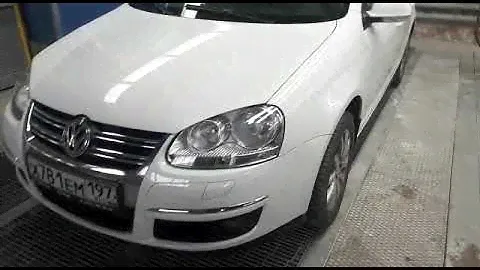 ВОССТАНОВЛЕНИЕ НА VOLKSWAGEN JETTA БАМПЕРА И КРЫЛА, ПОКРАСКА