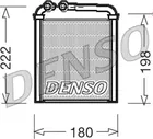Радиатор отопителя (печки) Denso для Volkswagen Passat B6 2005-2011. Артикул DRR32005