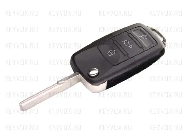 Корпус ключ Volkswagen с выкидным жалом под 3 кнопки-0