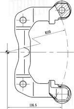 Ремкомплект тормозного суппорта Trialli задний для Volkswagen Polo IV 2001-2012. Артикул CF 190617