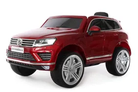 Детский электромобиль Volkswagen Touareg (вишневый глянец)