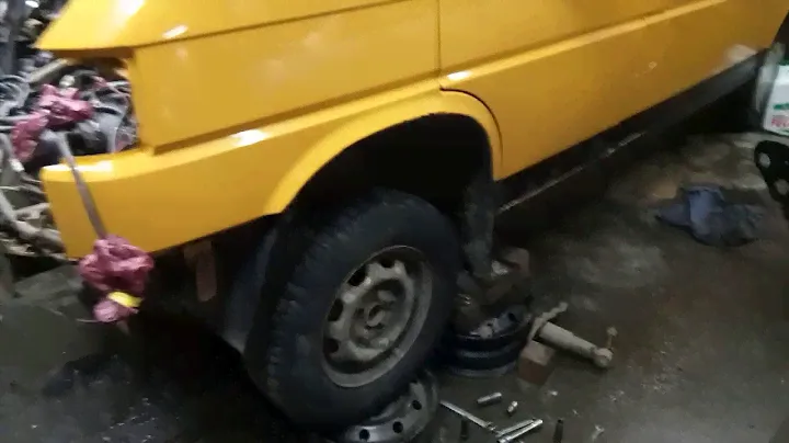 Volkswagen T4 Замена двигателя часть 2