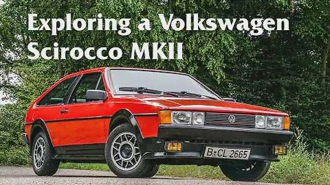 Driving a Volkswagen Scirocco MKII