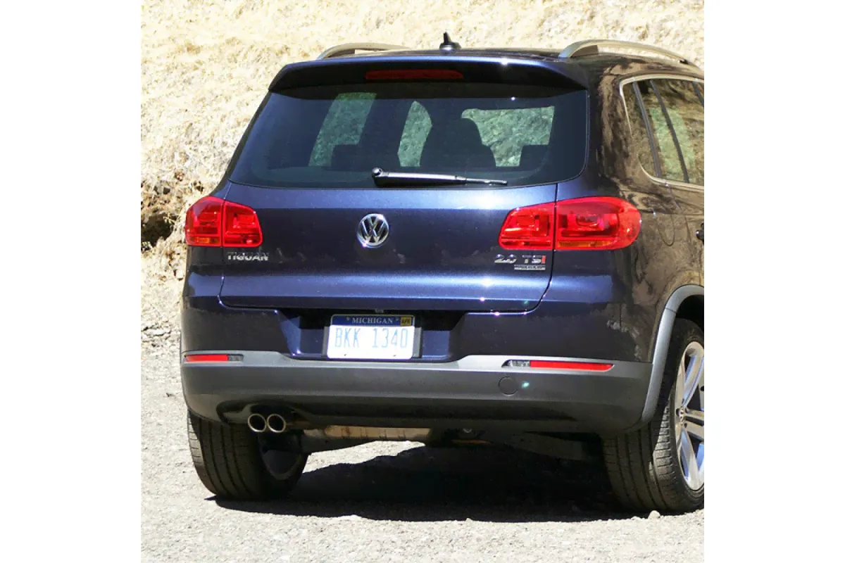 Бампер задний в цвет кузова Volkswagen Tiguan 1 (2012-2016) рестайлинг-1