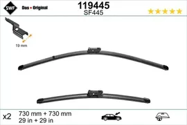 Щетки стеклоочистителя (дворники) SWF для Volkswagen Polo VI 2017-2024. Артикул 119272