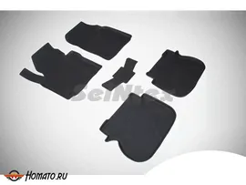 Резиновые коврики Volkswagen Caddy 2010- | с высокими бортами | Seintex