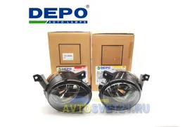 Фары противотуманные Volkswagen Tiguan 2007 - 2011 / Touran / Polo 2009-2015 DEPO