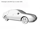 Volkswagen Jetta Mk4f (Typ 1J) sedan '2003 - 3D-модель