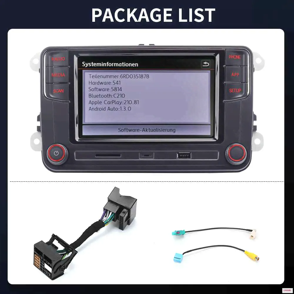 Магнитола Автомобильная MIB Carplay RCD440 Pro для Volkswagen Passat b6 Golf 5 6 Jetta MK5 MK6 Tiguan CC Polo