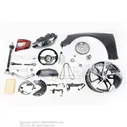 Трос замка капота Volkswagen Touran 1T 1T0823535B