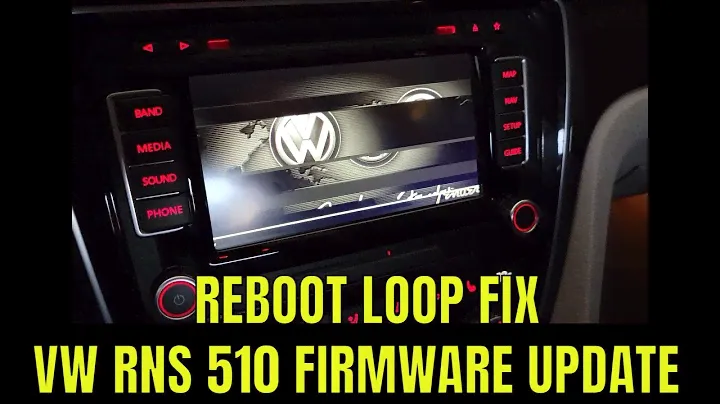 Volkswagen Radio Reboot Loop Fix VW RNS 510 Firmware Update