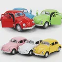 🛍 Классическая Жук 1:36 брелок для автомобильных ключей, Volkswagen Vw Diecast металлические игрушечный автомобиль из сплава вытяните назад автомобиль в качестве подарка для детей