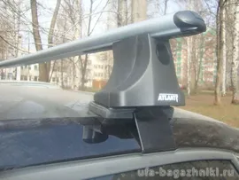 Багажник на крышу Volkswagen Passat B3, Атлант, аэродинамические дуги
