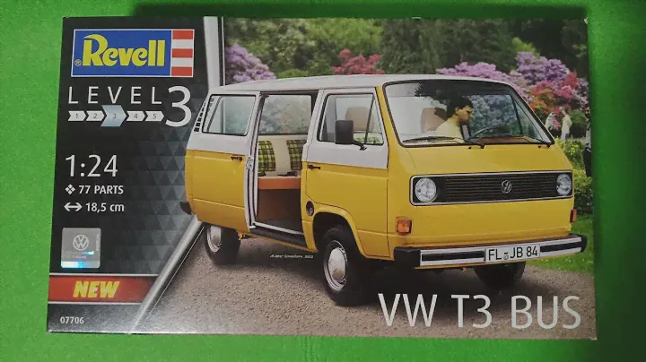Volkswagen T3 Bus Revell 2022 1/25 Огляд Review