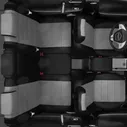 Чехлы для сидений экокожа Volkswagen Polo с 2010-2019 седан темно-серый VW28-0101-EC02