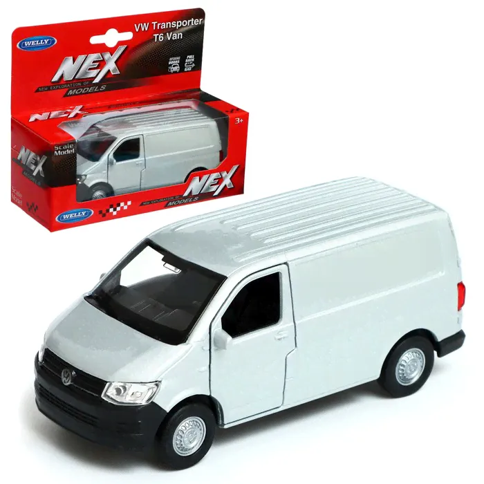 Модель машины Volkswagen Transporter T6 VAN, масштаб 1:38, МИКС-0