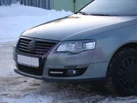 Ресницы пластиковые на фары Volkswagen Passat B6 (2005-2011)