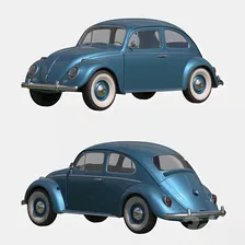 Volkswagen Beetle 1967 - Транспорт - 3D модель