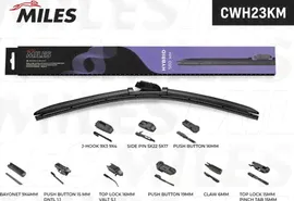 Щетка стеклоочистителя (дворник) Miles для Volkswagen Touran II 2010-2015. Артикул CWH23KM