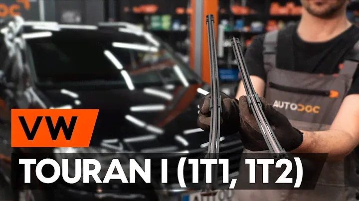 Wie VW TOURAN 1 (1T1, 1T2) Scheibenwischer wechseln [AUTODOC TUTORIAL]