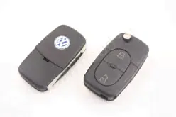Ключ выкидной Volkswagen 2 кругл. кнопки.
