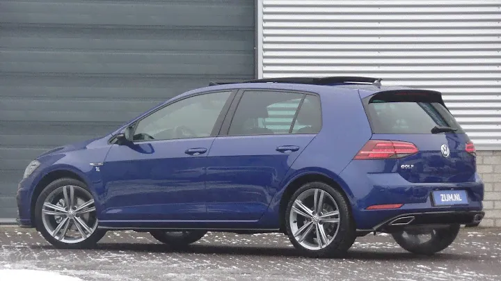 Volkswagen NEW Golf R-line 2019 Lapiz Blue 18 inch Sebring walk around & detail inside