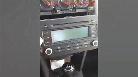 VW CADDY radio code decoding rcd 300. Ввод кода клиентом, отзыв. Разблокировка магнитолы Фольксваген