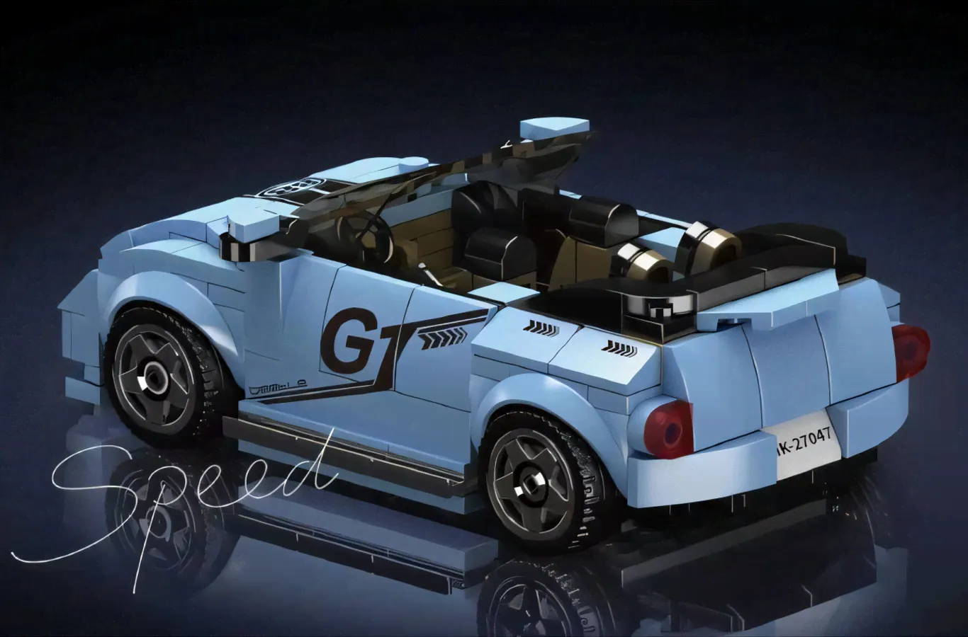 Конструктор Mould King 27047 Volkswagen Beetle
