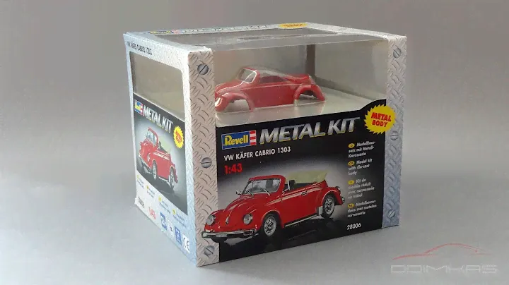 Volkswagen Beetle Cabrio 1303 || Revell Metal Kit || Сборные масштабные модели автомобилей 1:43