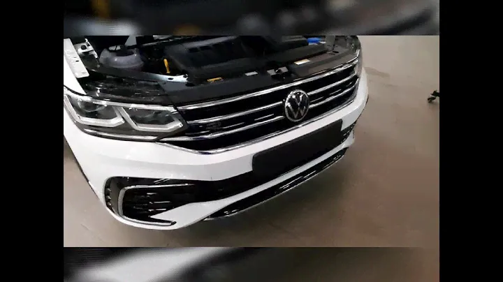 Как установить сетку в бампер на новом vw Tiguan 2021 R-Line.