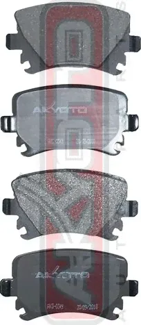 Тормозные колодки Akyoto Packing AKYOTO задние для Volkswagen Tiguan I 2007-2018. Артикул AKD-0349