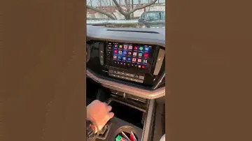 на штатный монитор 9,2'' VW Touareg CR3 подключаем доп мультимедиа систему
